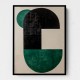 Minimalist Green Vintage Geometric Shapes 5
