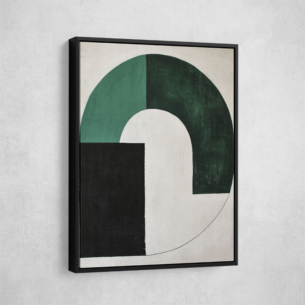 Minimalist Green Vintage Geometric Shapes 6