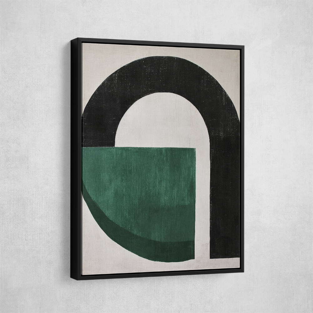 Minimalist Green Vintage Geometric Shapes 7