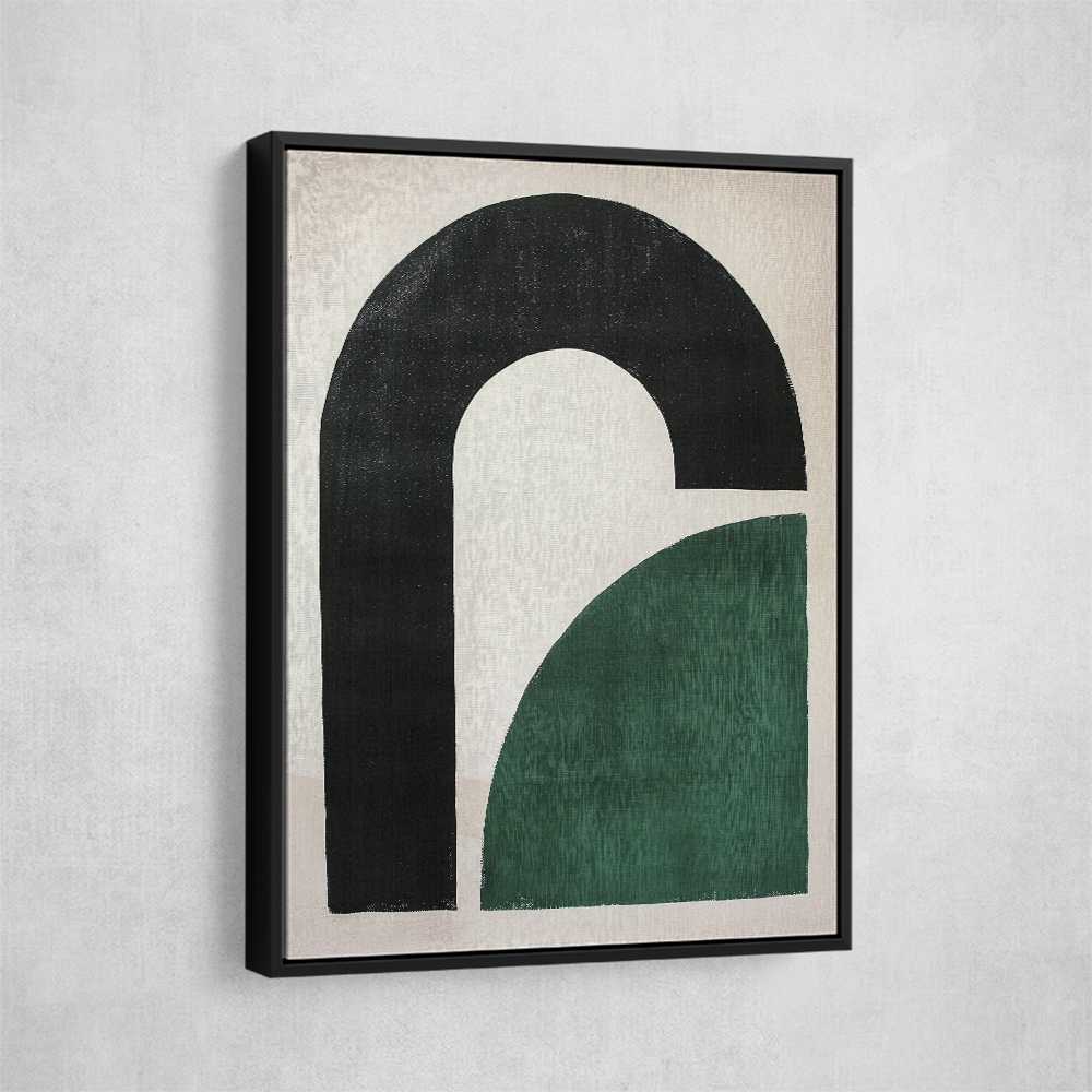 Minimalist Green Vintage Geometric Shapes 10