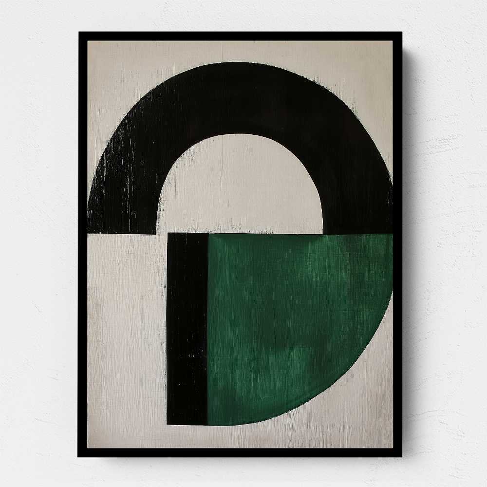 Minimalist Green Vintage Geometric Shapes 11