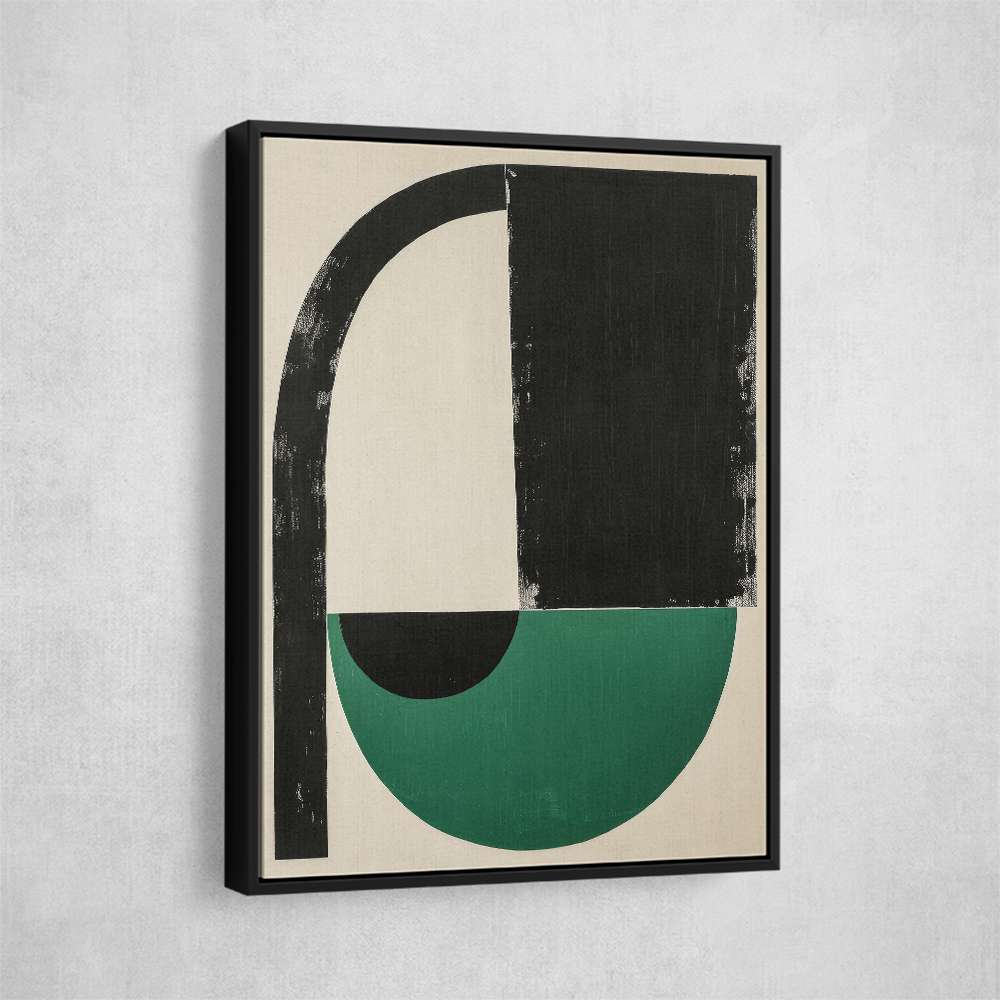 Minimalist Green Vintage Geometric Shapes 15