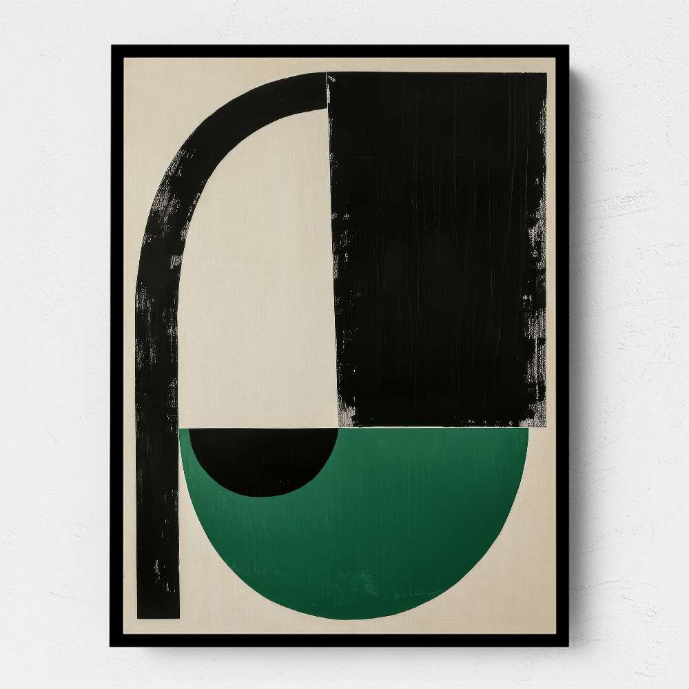 Minimalist Green Vintage Geometric Shapes 15