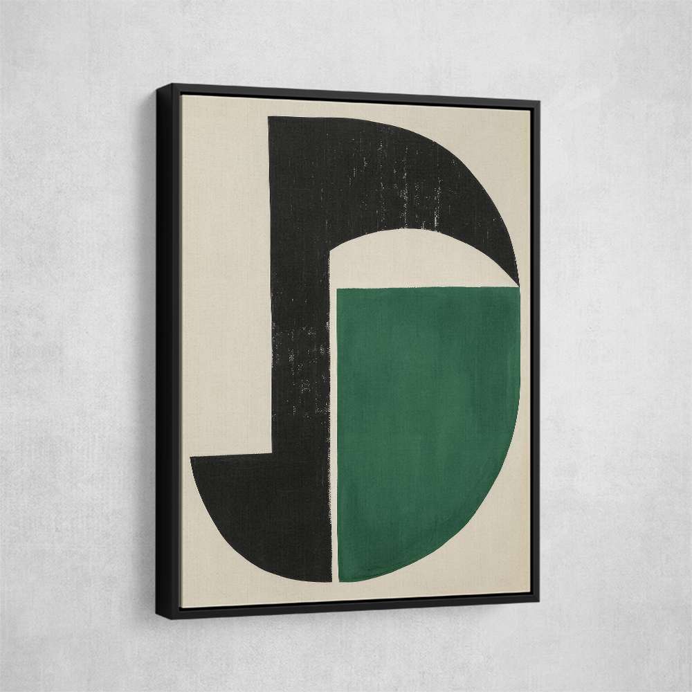 Minimalist Green Vintage Geometric Shapes 16