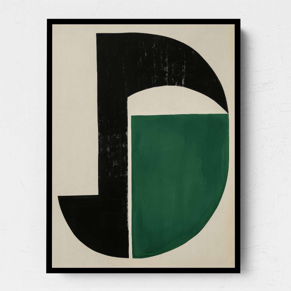 Minimalist Green Vintage Geometric Shapes 16
