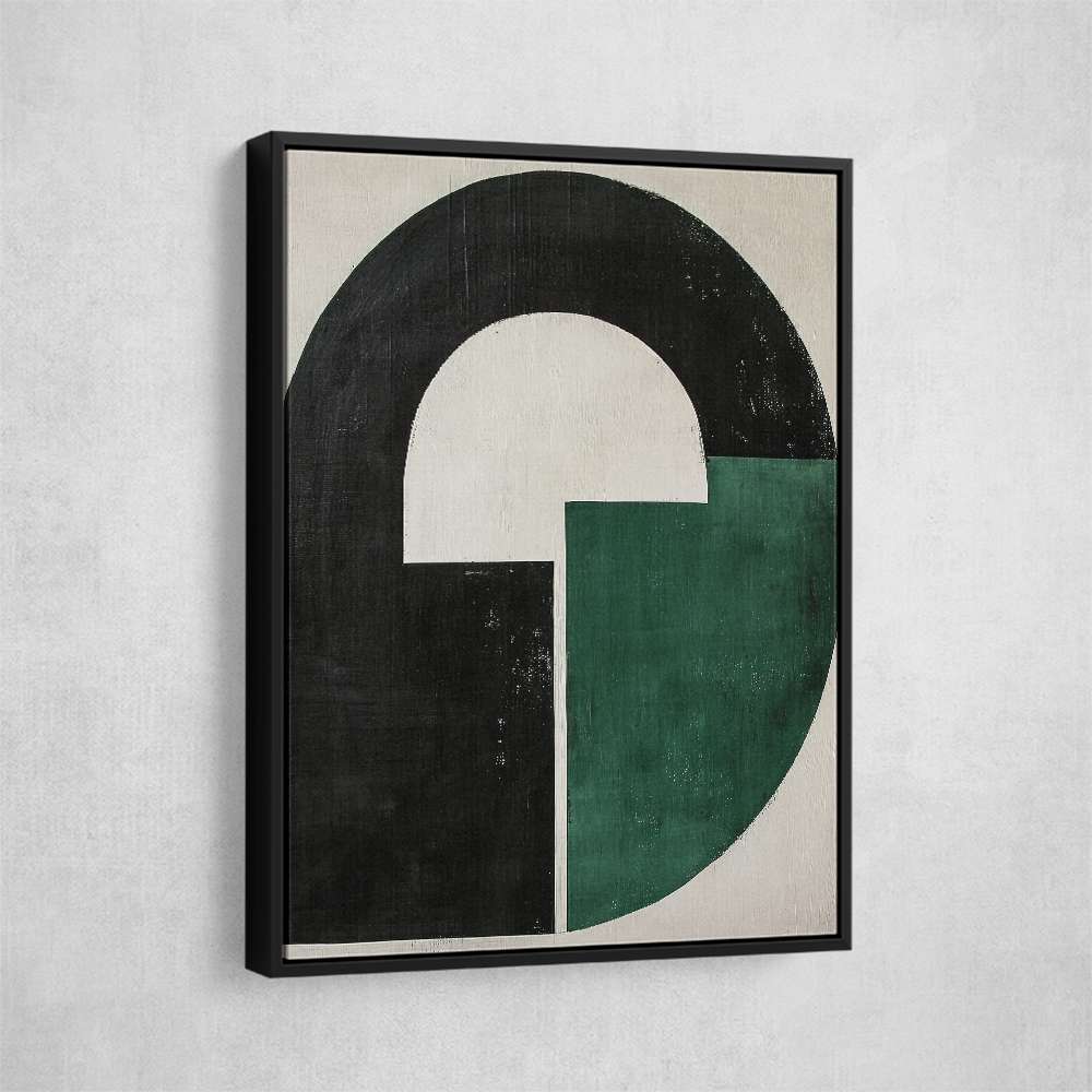 Minimalist Green Vintage Geometric Shapes 17