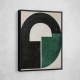 Minimalist Green Vintage Geometric Shapes 17