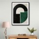 Minimalist Green Vintage Geometric Shapes 17