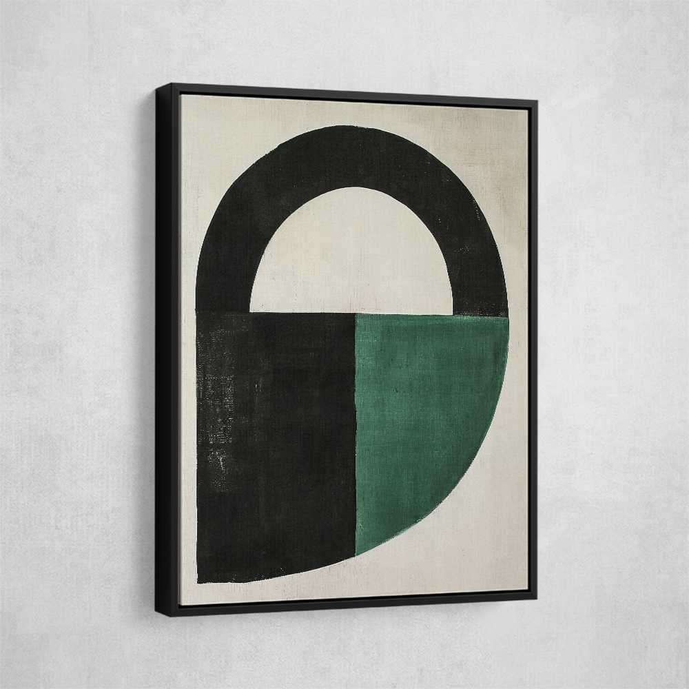 Minimalist Green Vintage Geometric Shapes 18