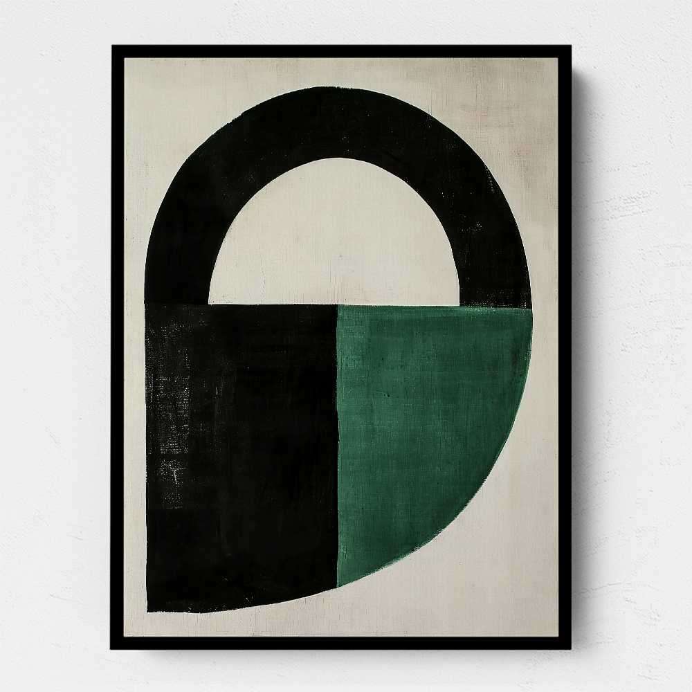 Minimalist Green Vintage Geometric Shapes 18