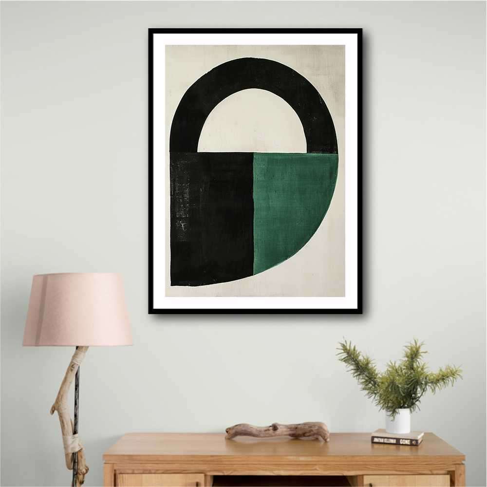 Minimalist Green Vintage Geometric Shapes 18