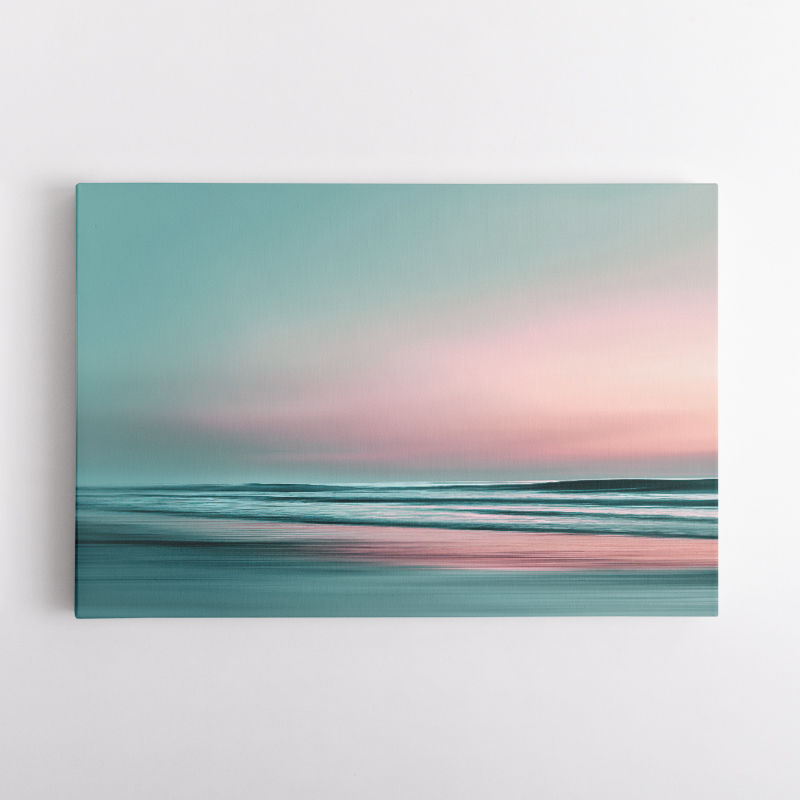 A calming serene seascape with soft pastel colors 2