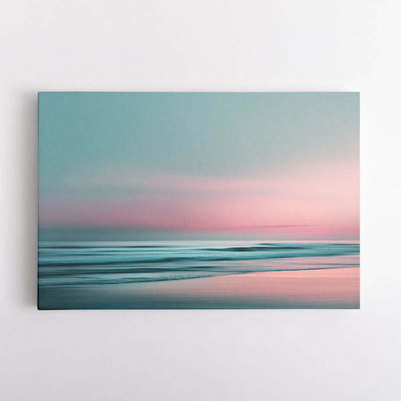 A calming serene seascape with soft pastel colors 10