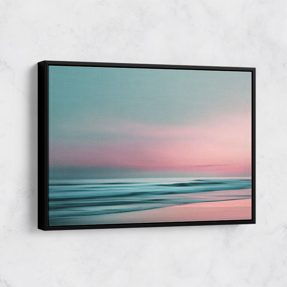 A calming serene seascape with soft pastel colors 10