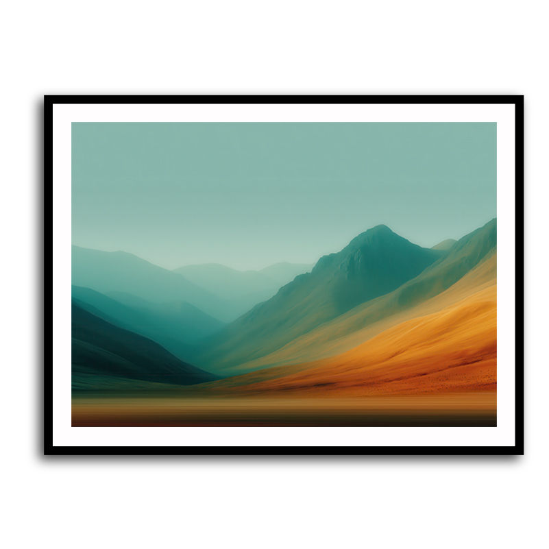 Mountain Landscape Abstract 2