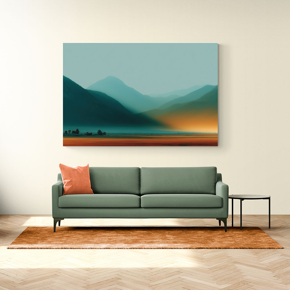 Mountain Landscape Abstract 