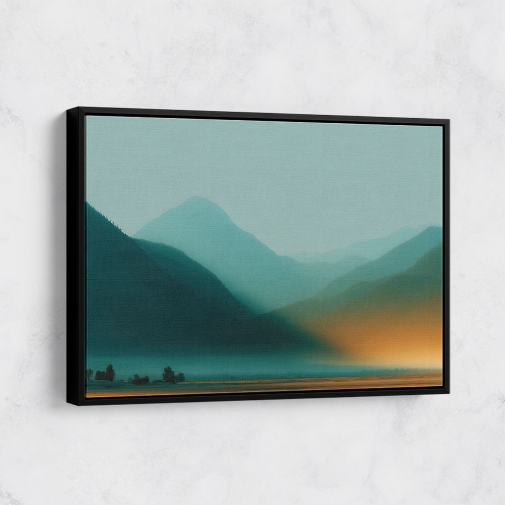 Mountain Landscape Abstract 