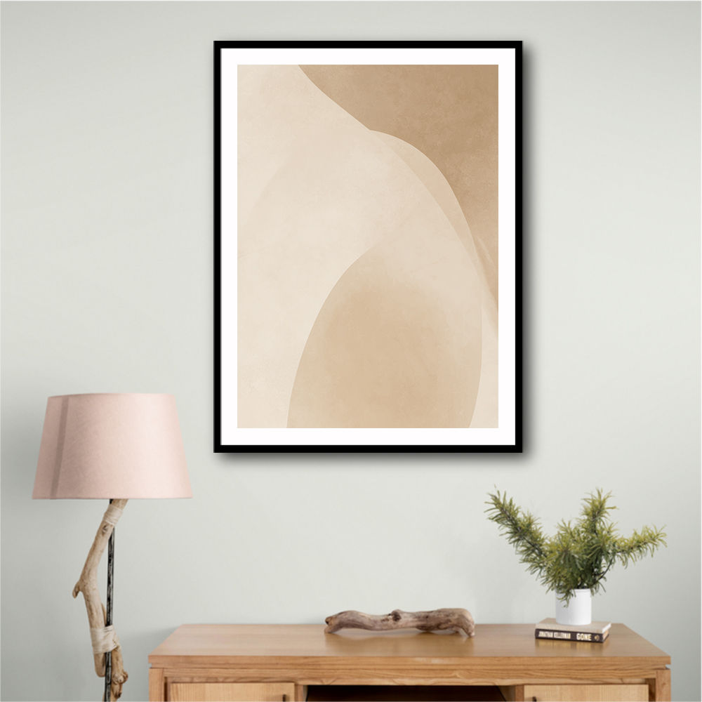 Minimalist Abstract Art Featuring Large Soft-Edged 60