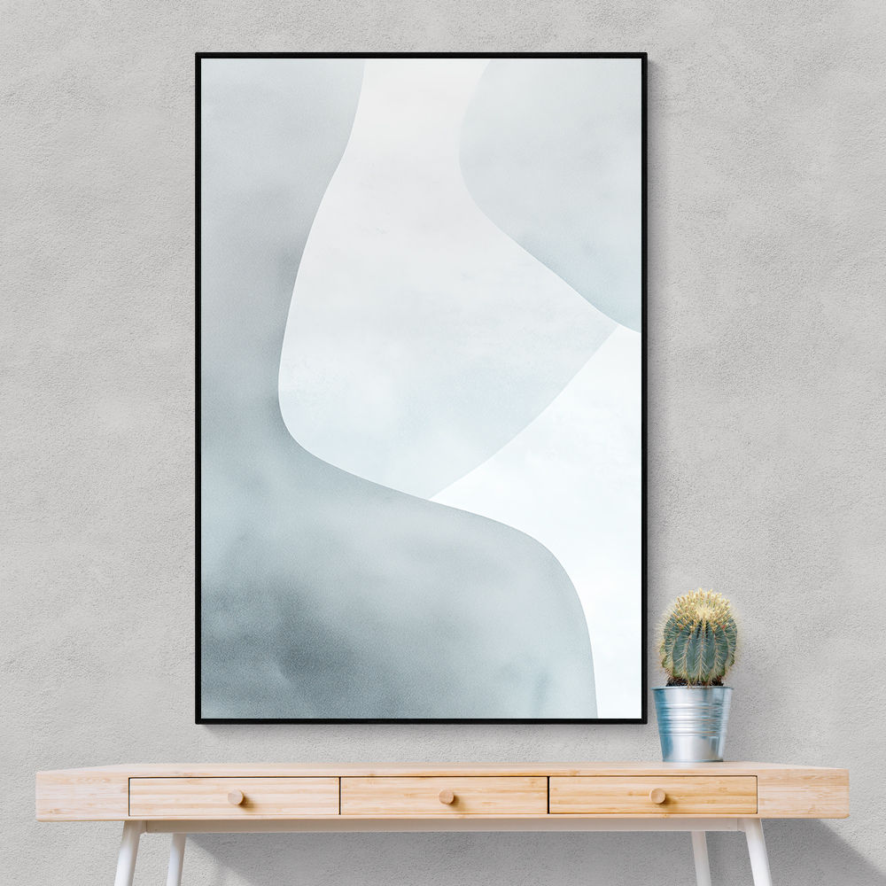 Minimalist Abstract Art With Soft Edged Organic Shapes 54