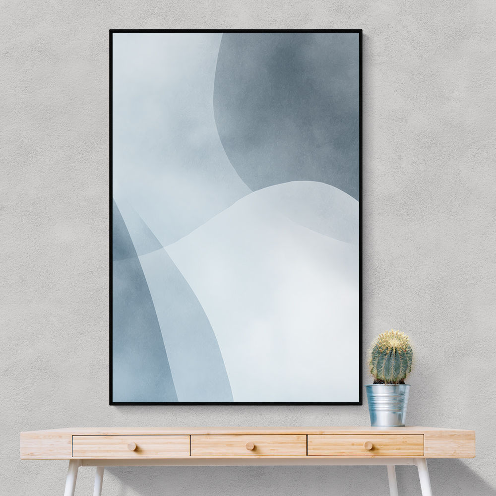 Minimalist Abstract Art With Soft Edged Organic Shapes 55