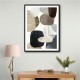 Minimalist Abstract Collage With Overlapping Organic Shapes 17