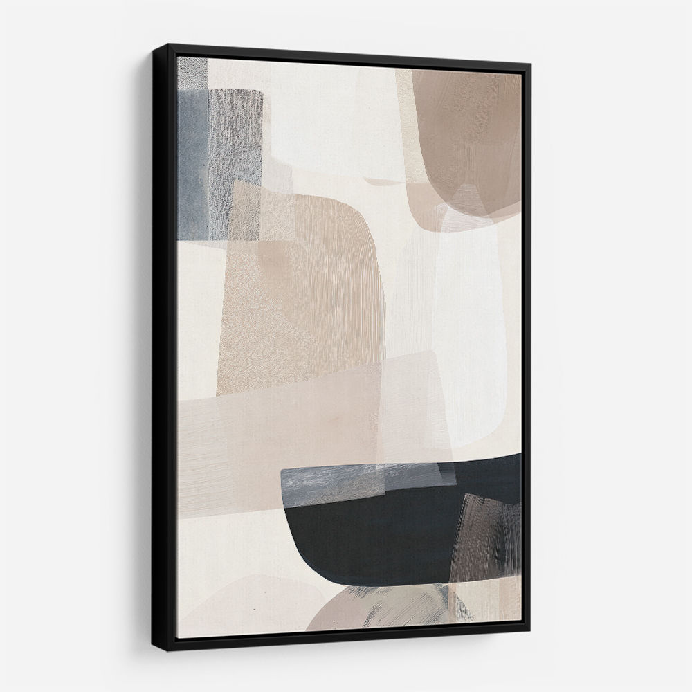 Minimalist Abstract Collage With Overlapping Organic Shapes 20