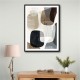 Minimalist Abstract Collage With Overlapping Organic Shapes 29