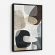 Minimalist Abstract Collage With Overlapping Organic Shapes 30