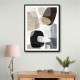 Minimalist Abstract Collage With Overlapping Organic Shapes 30