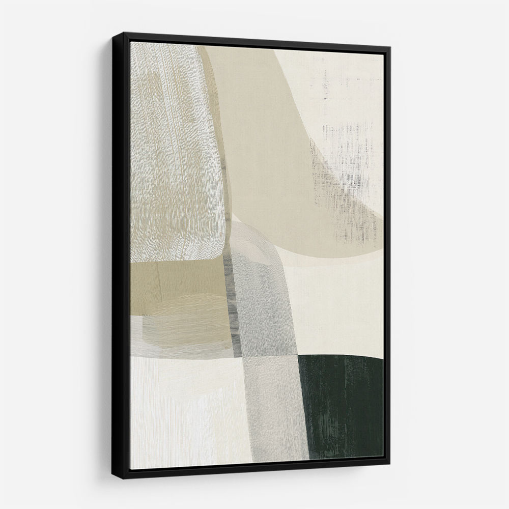 Minimalist Abstract Collage With Overlapping Organic Shapes 31