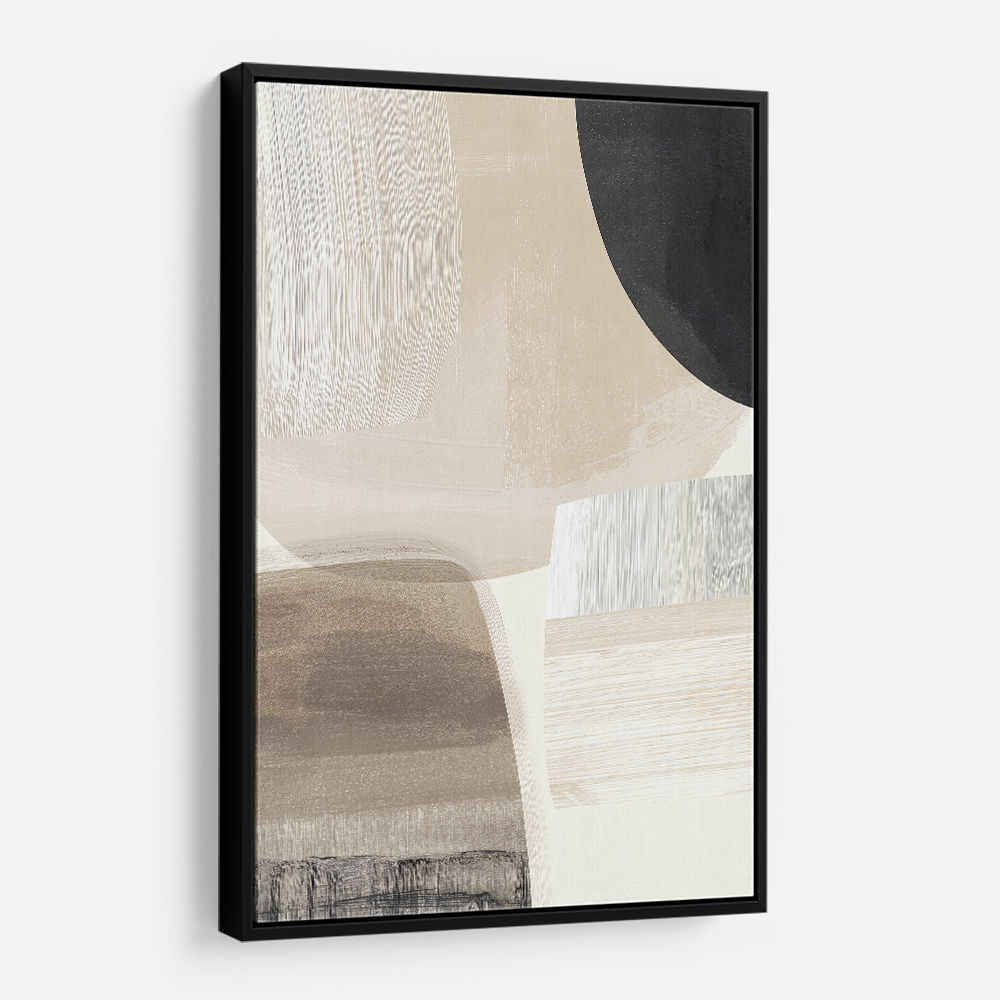 Minimalist Abstract Collage With Overlapping Organic Shapes 33