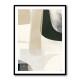Minimalist Abstract Collage With Overlapping Organic Shapes 44