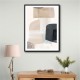 Minimalist Abstract Collage With Overlapping Organic Shapes 46