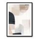 Minimalist Abstract Collage With Overlapping Organic Shapes 47