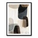 Minimalist Abstract Collage With Overlapping Organic Shapes 48