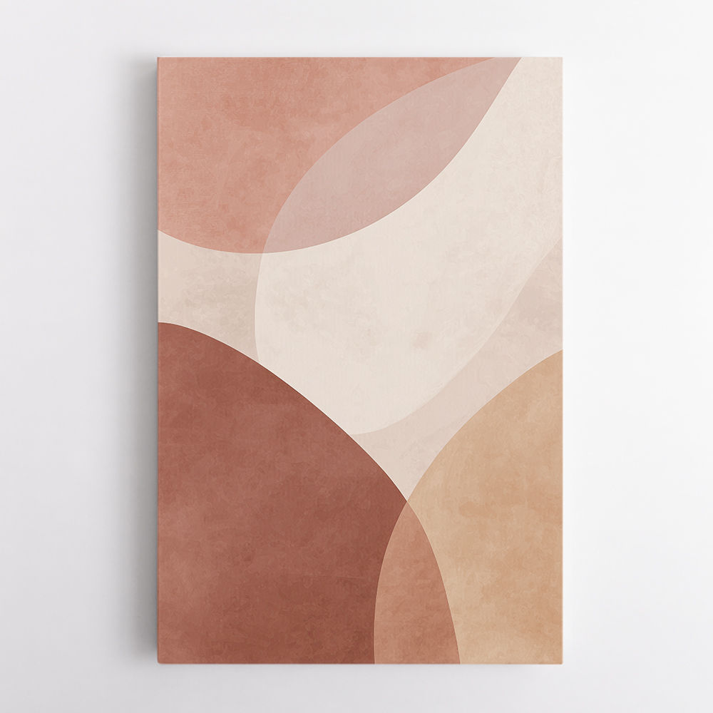 Minimalist Abstract Composition With Rounded Organic Shapes 10