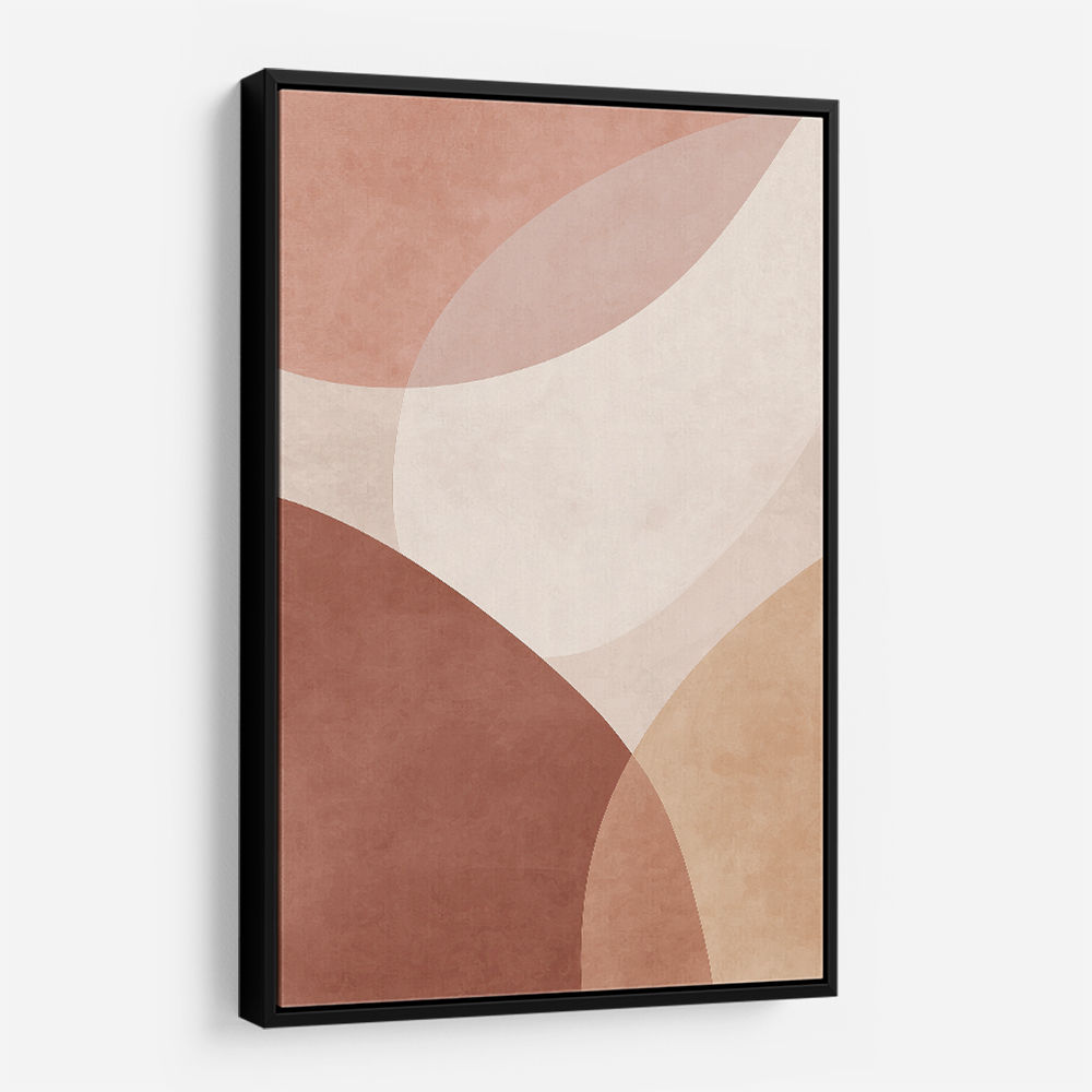 Minimalist Abstract Composition With Rounded Organic Shapes 10