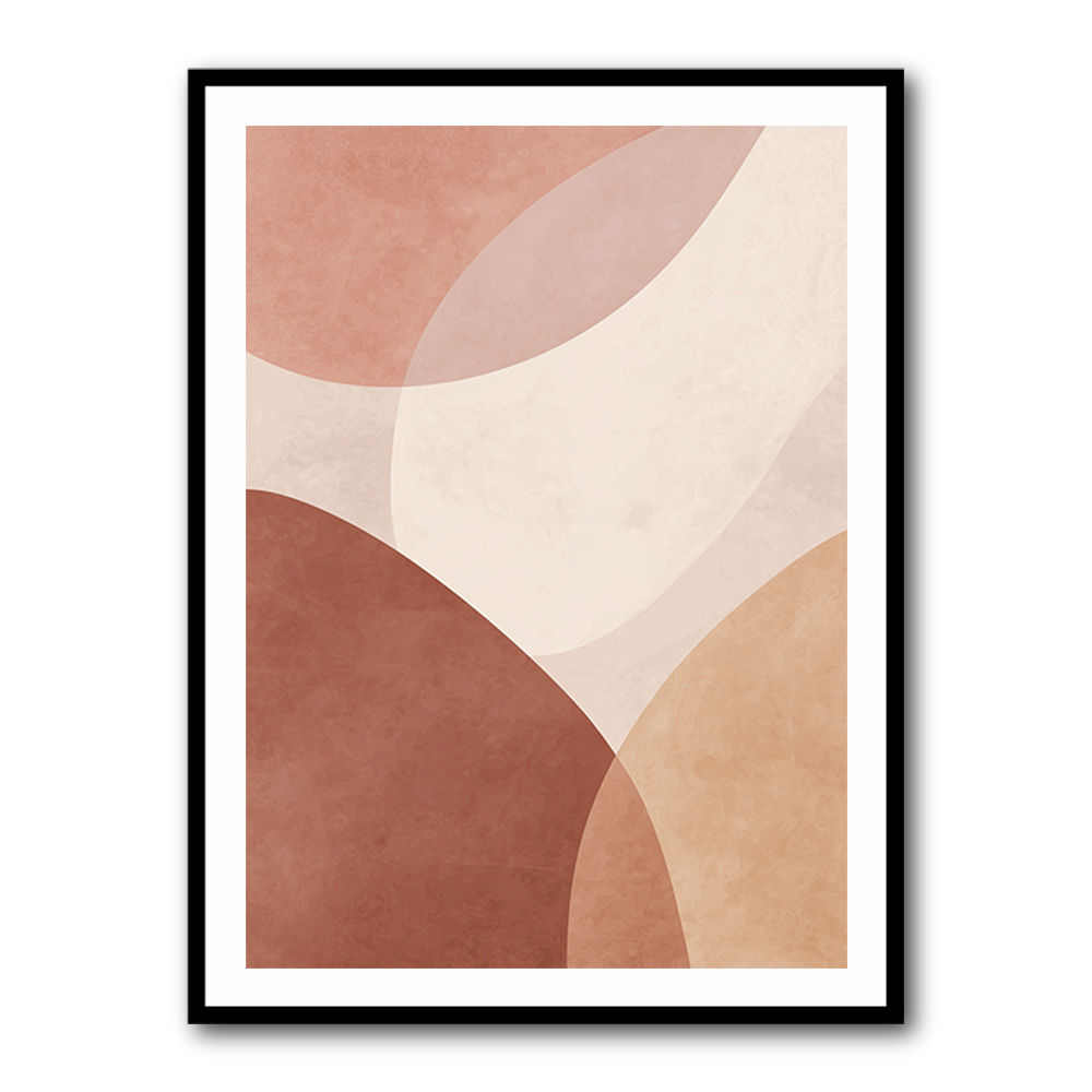 Minimalist Abstract Composition With Rounded Organic Shapes 10