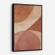 Minimalist Abstract Composition With Rounded Organic Shapes 11