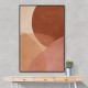 Minimalist Abstract Composition With Rounded Organic Shapes 12