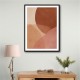 Minimalist Abstract Composition With Rounded Organic Shapes 12