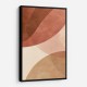 Minimalist Abstract Composition With Rounded Organic Shapes 9