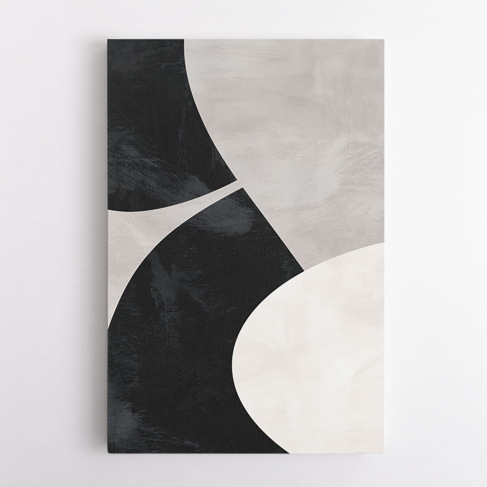 Minimalist Abstract Design With Organic C Curved Shape 1