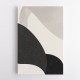 Minimalist Abstract Design With Organic C Curved Shape 2