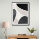 Minimalist Abstract Design With Organic C Curved Shape 3
