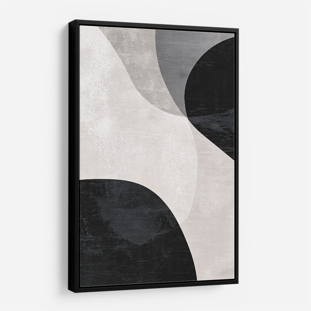 Minimalist Abstract Design With Organic C Curved Shape 4