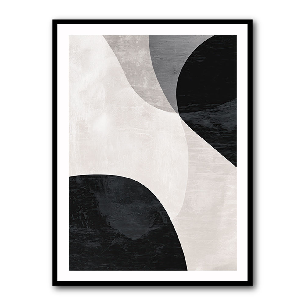 Minimalist Abstract Design With Organic C Curved Shape 4
