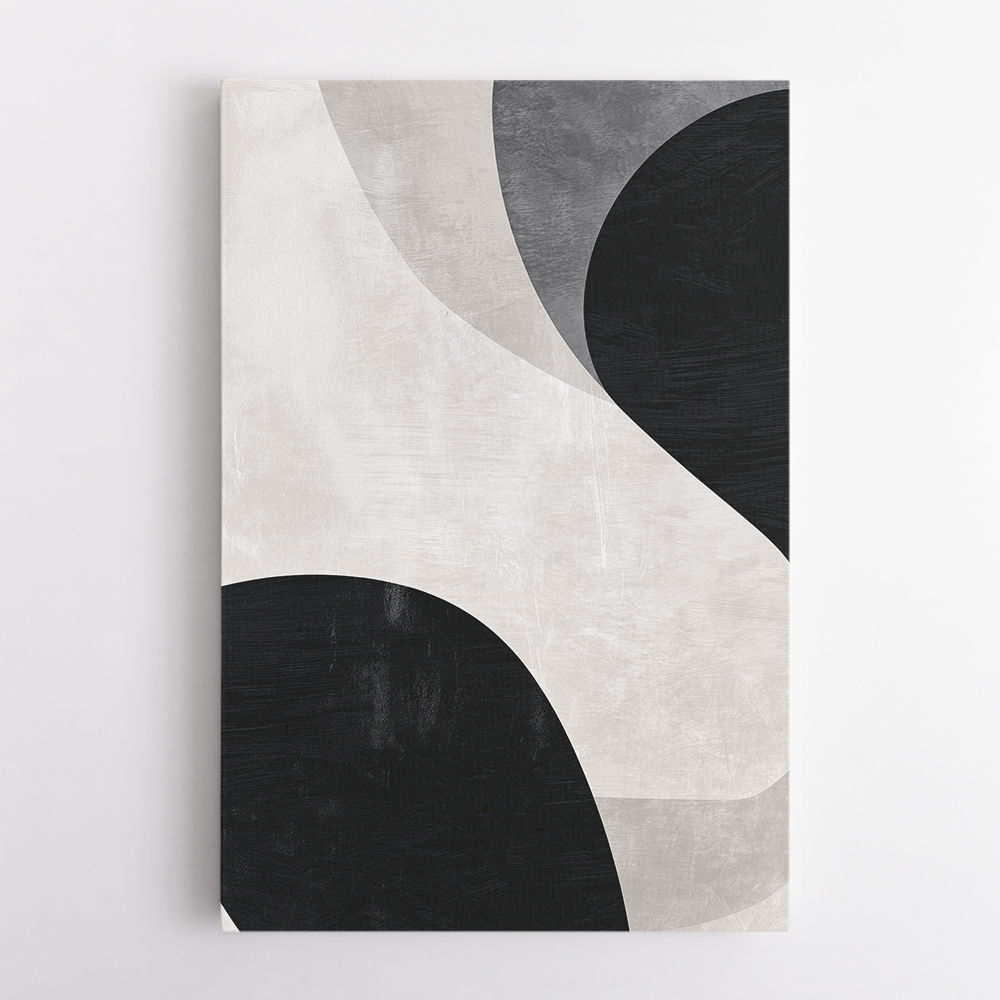 Minimalist Abstract Design With Organic C Curved Shape 5
