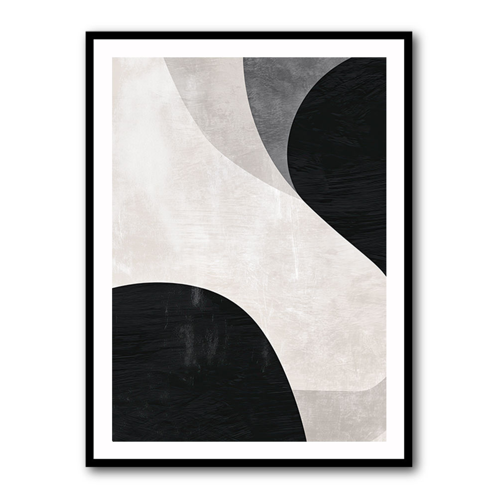 Minimalist Abstract Design With Organic C Curved Shape 5