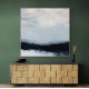 Abstract Landscape Artwork In A Cold Storm